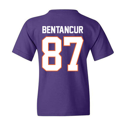 Clemson - NCAA Football : Christian Bentancur - Classic Shersey Youth T-Shirt-1