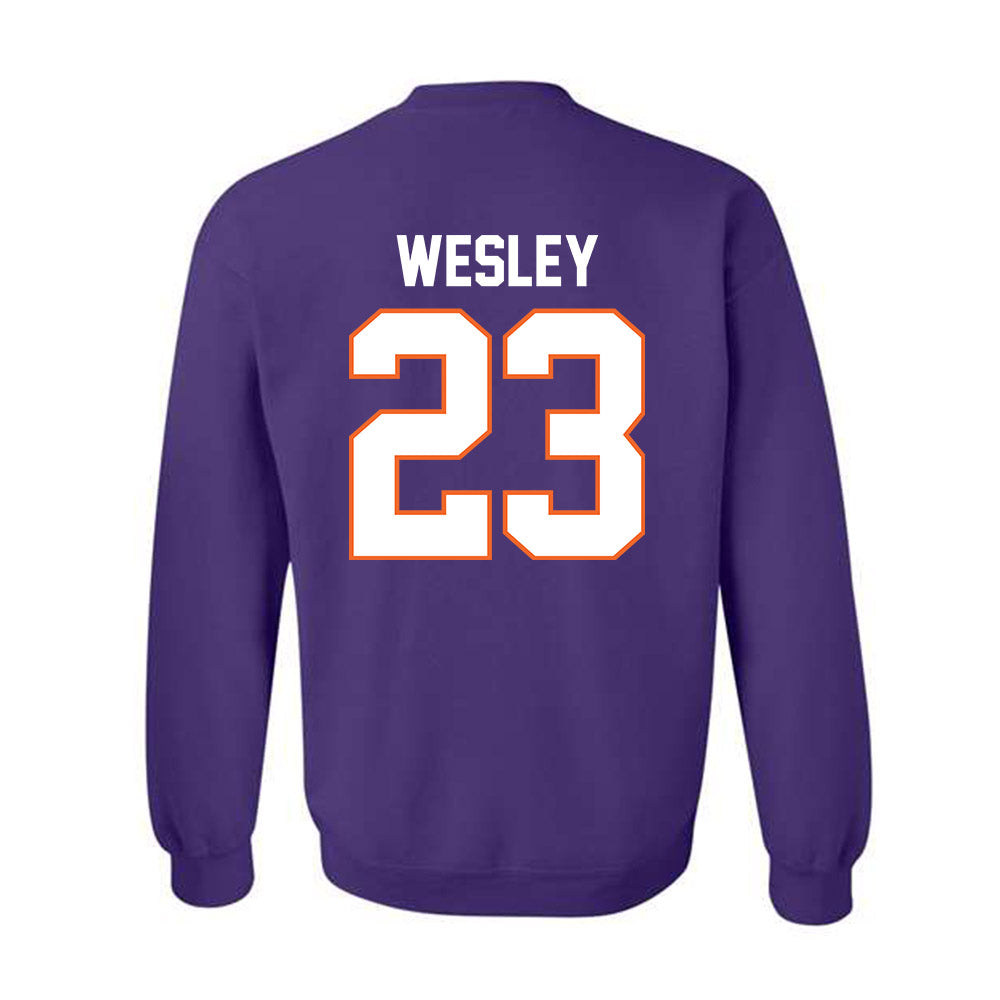 Clemson - NCAA Football : C.J. Wesley - Classic Shersey Crewneck Sweatshirt-1