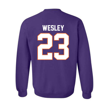 Clemson - NCAA Football : C.J. Wesley - Classic Shersey Crewneck Sweatshirt-1