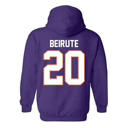 Clemson - NCAA Men's Soccer : Andres Beirute - Classic Shersey Hooded Sweatshirt-1