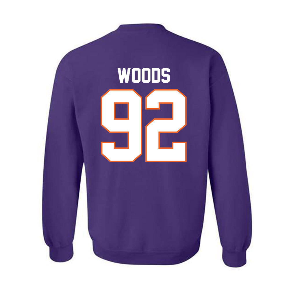 Clemson - NCAA Football : Davarrick Woods - Classic Shersey Crewneck Sweatshirt-1