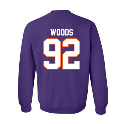 Clemson - NCAA Football : Davarrick Woods - Classic Shersey Crewneck Sweatshirt-1