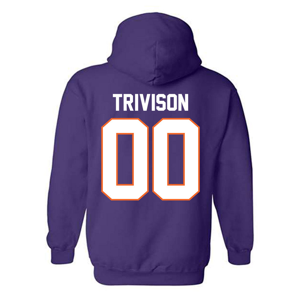 Clemson - NCAA Baseball : Ethan Trivison - Classic Shersey Hooded Sweatshirt-1