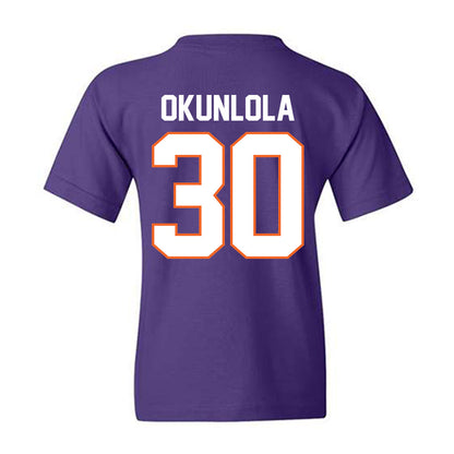 Clemson - NCAA Men's Soccer : Remi Okunlola - Classic Shersey Youth T-Shirt-1