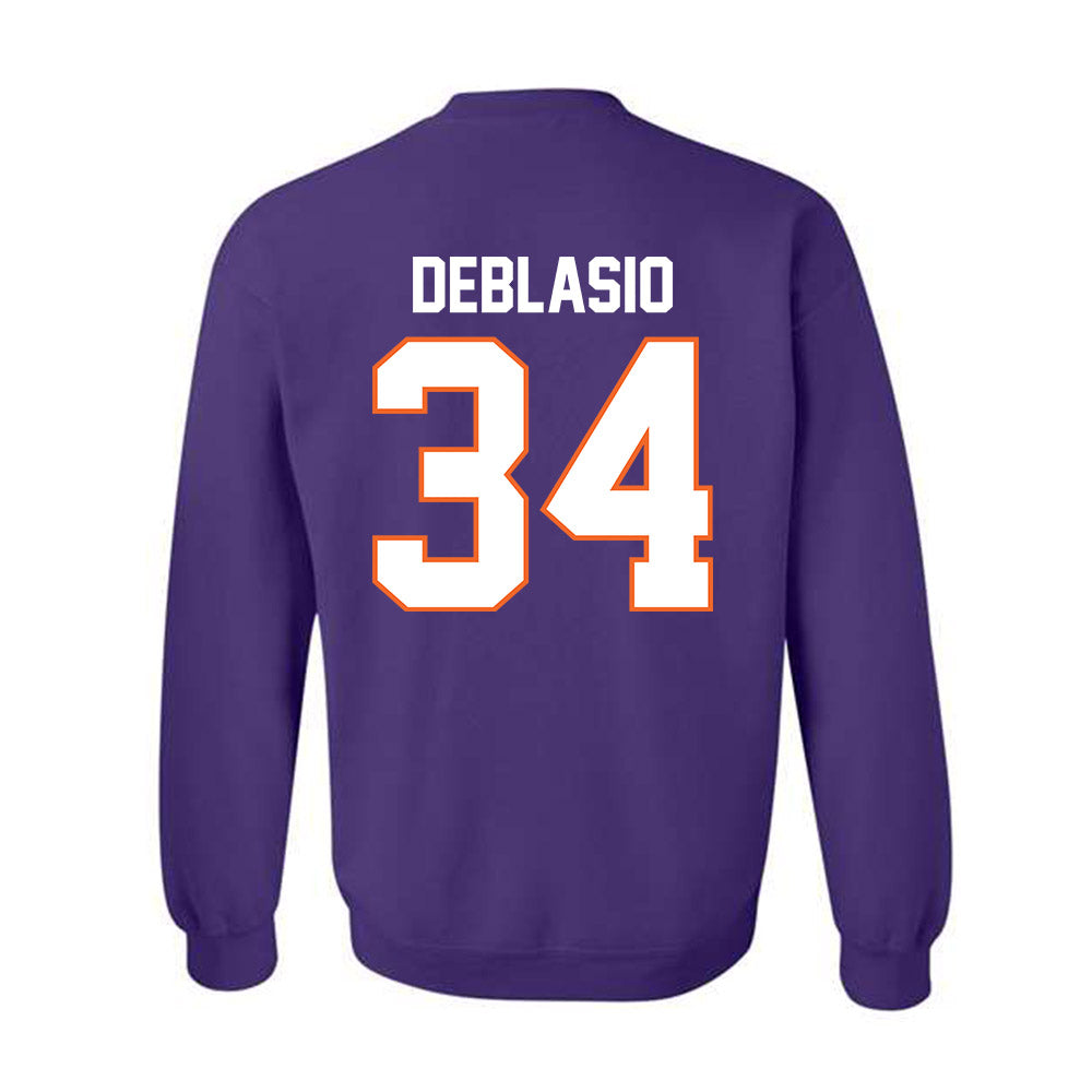 Clemson - NCAA Women's Lacrosse : Jordan DeBlasio - Classic Shersey Crewneck Sweatshirt-1