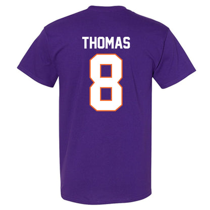 Clemson - NCAA Men's Basketball : Dallas Thomas - Classic Shersey T-Shirt-1