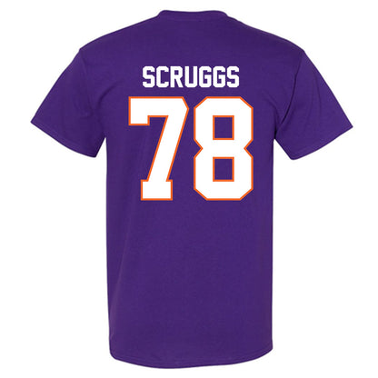 Clemson - NCAA Football : Carter Scruggs - Classic Shersey T-Shirt-1