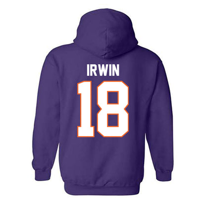 Clemson - NCAA Women's Volleyball : Alyssa Irwin - Classic Shersey Hooded Sweatshirt-1
