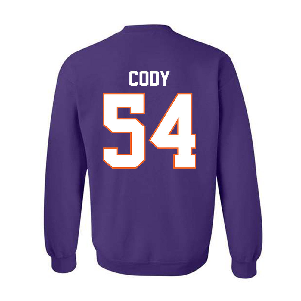 Clemson - NCAA Football : Kam Cody - Classic Shersey Crewneck Sweatshirt-1