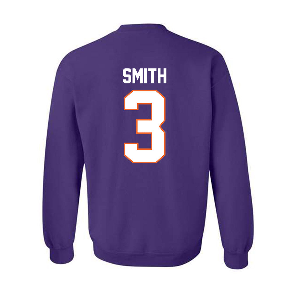 Clemson - NCAA Football : Tristan Smith - Classic Shersey Crewneck Sweatshirt-1