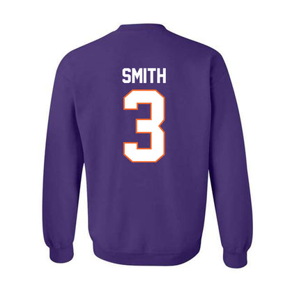 Clemson - NCAA Football : Tristan Smith - Classic Shersey Crewneck Sweatshirt-1