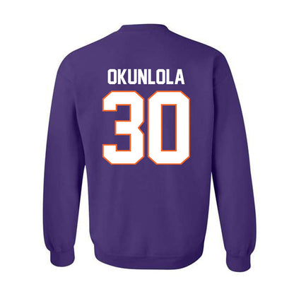 Clemson - NCAA Men's Soccer : Remi Okunlola - Classic Shersey Crewneck Sweatshirt-1