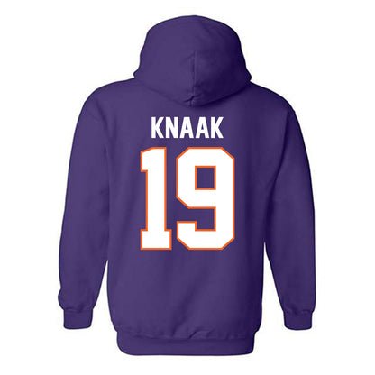 Clemson - NCAA Baseball : Aidan Knaak - Classic Shersey Hooded Sweatshirt-1
