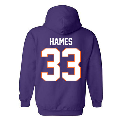 Clemson - NCAA Softball : Lexie Hames - Classic Shersey Hooded Sweatshirt-1