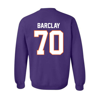Clemson - NCAA Football : Chancellor Barclay - Classic Shersey Crewneck Sweatshirt-1