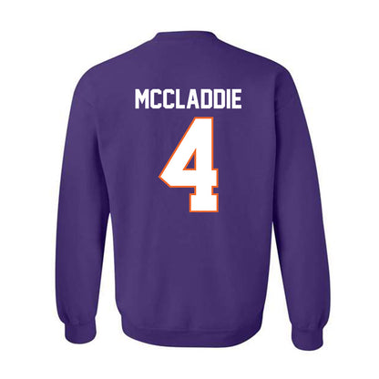 Clemson - NCAA Baseball : Tryston McCladdie - Classic Shersey Crewneck Sweatshirt-1