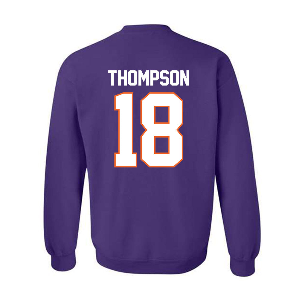 Clemson - NCAA Women's Soccer : Reagan Thompson - Classic Shersey Crewneck Sweatshirt-1