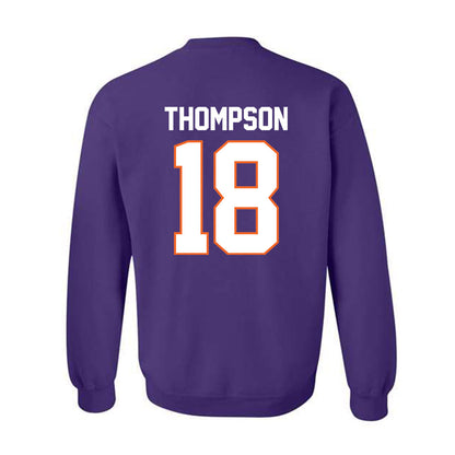 Clemson - NCAA Women's Soccer : Reagan Thompson - Classic Shersey Crewneck Sweatshirt-1