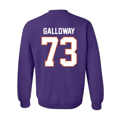 Clemson - NCAA Football : Hayes Galloway - Classic Shersey Crewneck Sweatshirt-1