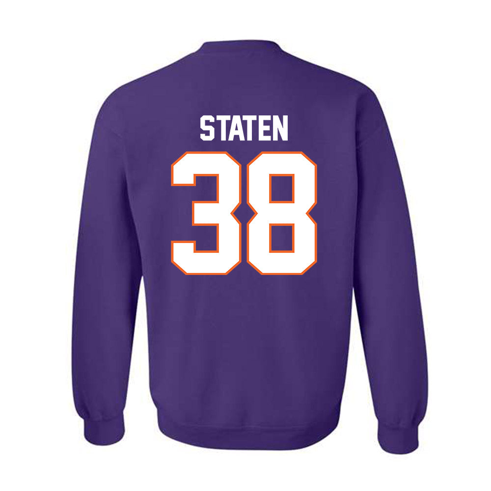 Clemson - NCAA Football : Dominic Staten - Classic Shersey Crewneck Sweatshirt-1