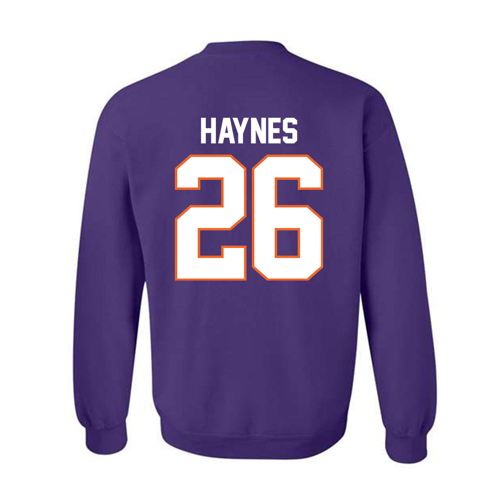 Clemson - NCAA Football : Jay Haynes - Classic Shersey Crewneck Sweatshirt-1