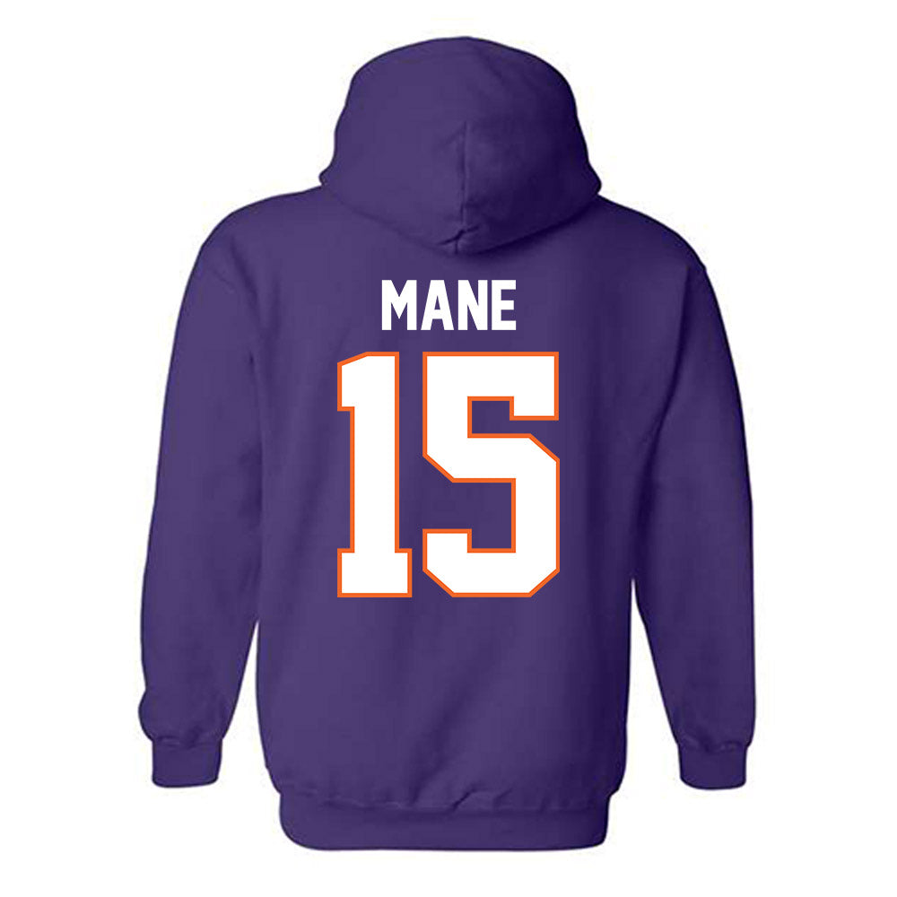 Clemson - NCAA Men's Soccer : Abdou Mane - Classic Shersey Hooded Sweatshirt-1