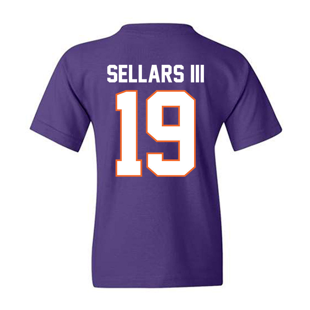 Clemson - NCAA Football : Gordon Sellars III - Classic Shersey Youth T-Shirt-1