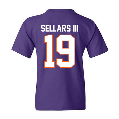 Clemson - NCAA Football : Gordon Sellars III - Classic Shersey Youth T-Shirt-1