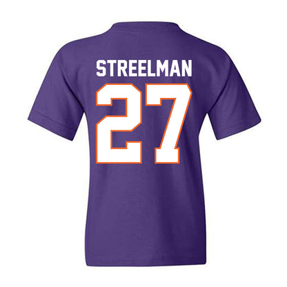 Clemson - NCAA Men's Soccer : Seamus Streelman - Classic Shersey Youth T-Shirt-1