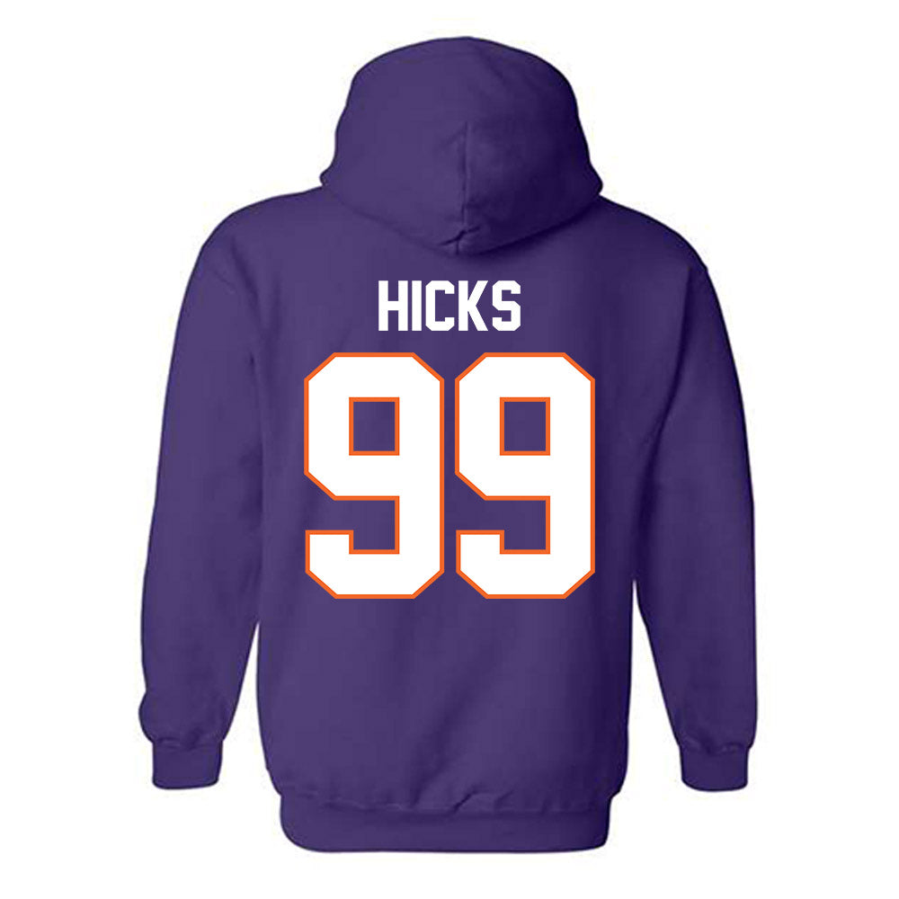 Clemson - NCAA Softball : Corri Hicks - Classic Shersey Hooded Sweatshirt-1