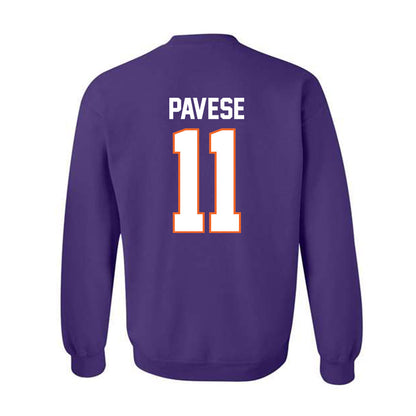 Clemson - NCAA Softball : Mac Pavese - Classic Shersey Crewneck Sweatshirt-1