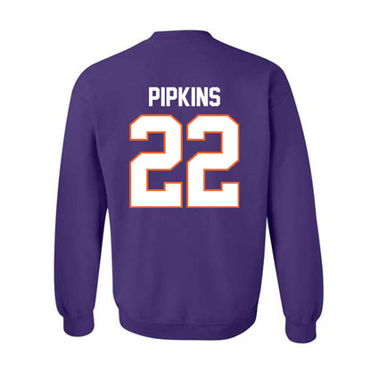 Clemson - NCAA Softball : Taylor Pipkins - Classic Shersey Crewneck Sweatshirt-1
