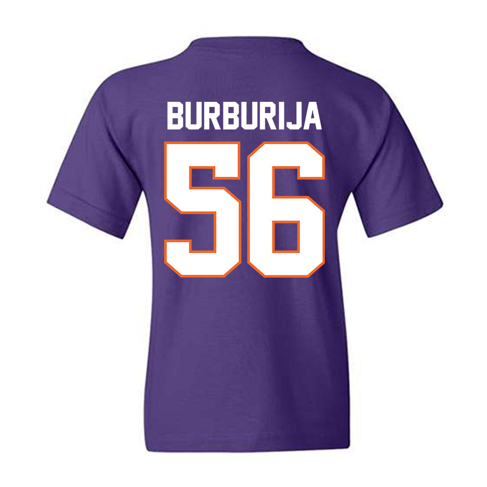Clemson - NCAA Football : Andy Burburija - Classic Shersey Youth T-Shirt-1