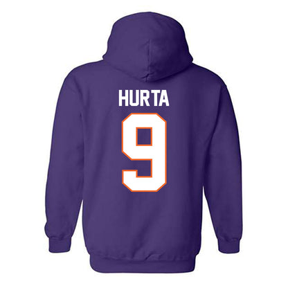 Clemson - NCAA Women's Volleyball : Kathryn Hurta - Classic Shersey Hooded Sweatshirt-1