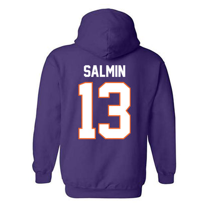Clemson - NCAA Football : Connor Salmin - Classic Shersey Hooded Sweatshirt-1