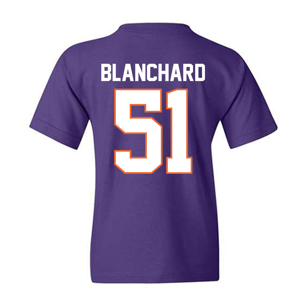 Clemson - NCAA Football : Gavin Blanchard - Classic Shersey Youth T-Shirt-1