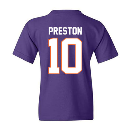 Clemson - NCAA Football : juju preston - Classic Shersey Youth T-Shirt-1