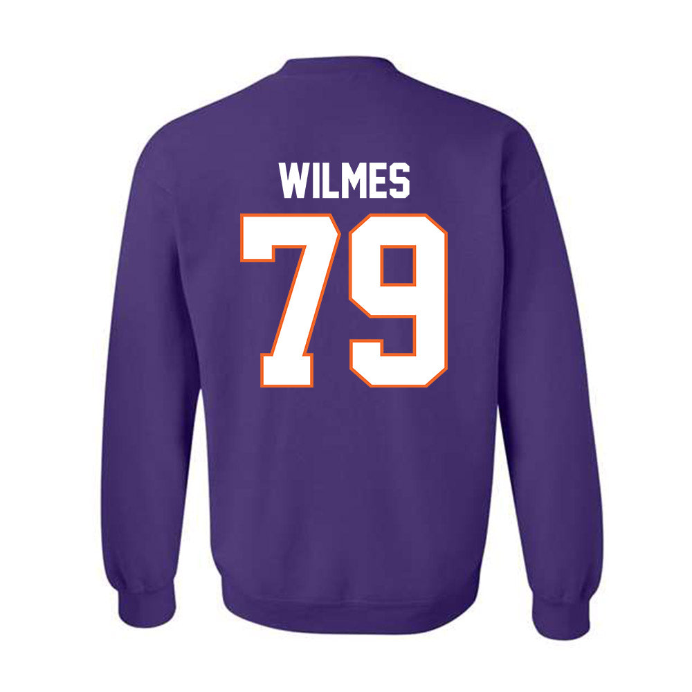Clemson - NCAA Football : Braden Wilmes - Classic Shersey Crewneck Sweatshirt-1