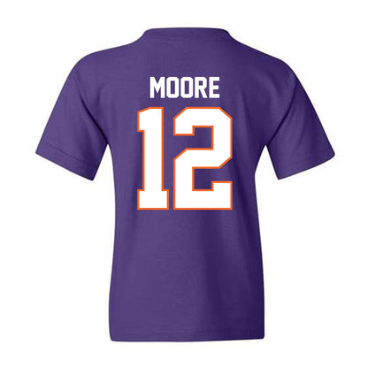 Clemson - NCAA Women's Basketball : Mia Moore - Classic Shersey Youth T-Shirt