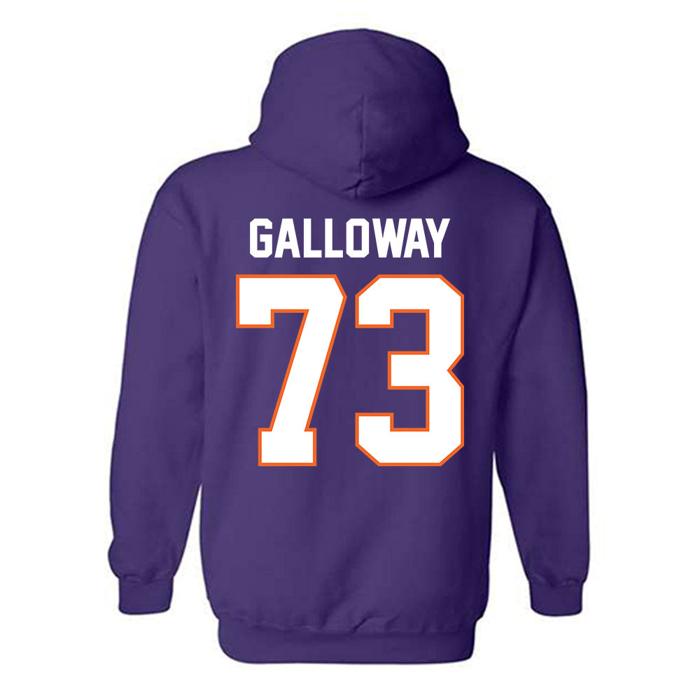 Clemson - NCAA Football : Hayes Galloway - Classic Shersey Hooded Sweatshirt-1