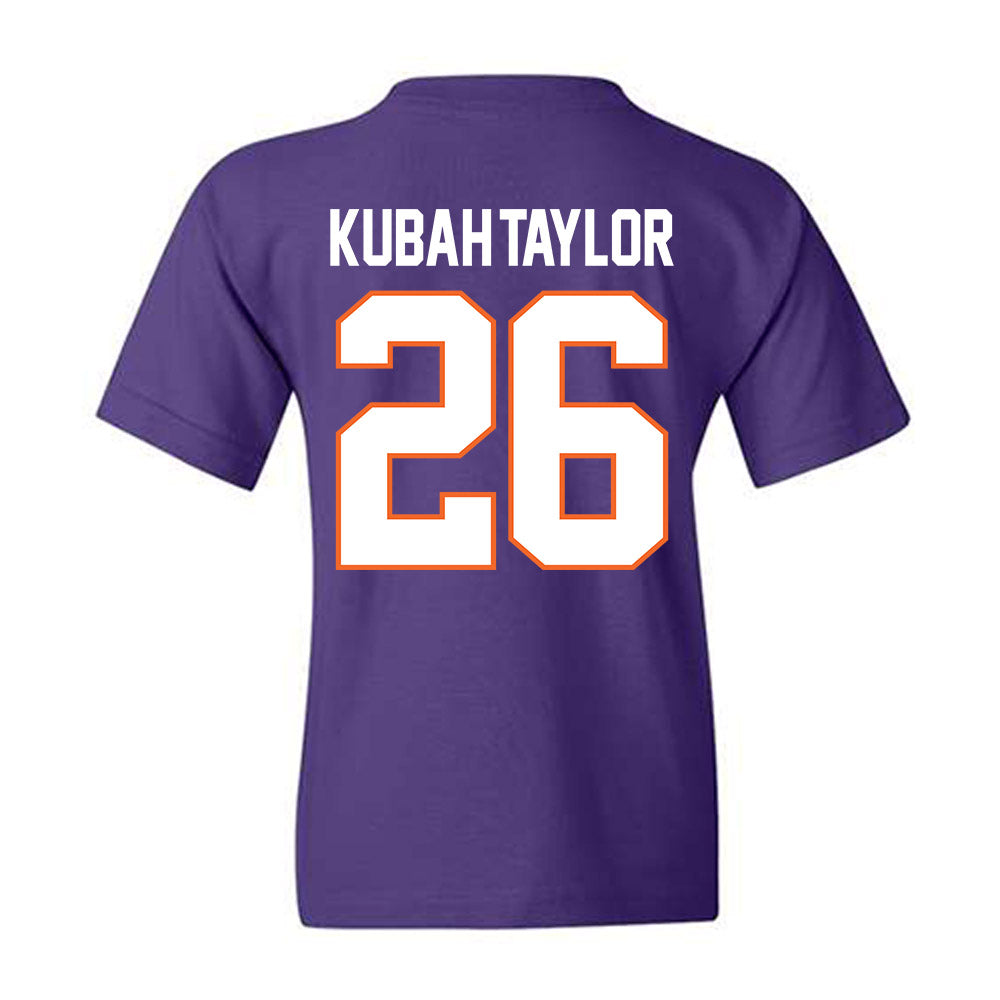 Clemson - NCAA Football : C.J. Kubah-Taylor - Classic Shersey Youth T-Shirt-1