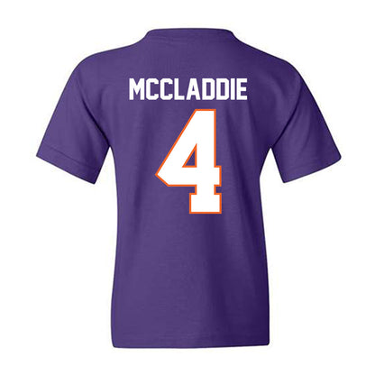 Clemson - NCAA Baseball : Tryston McCladdie - Classic Shersey Youth T-Shirt-1
