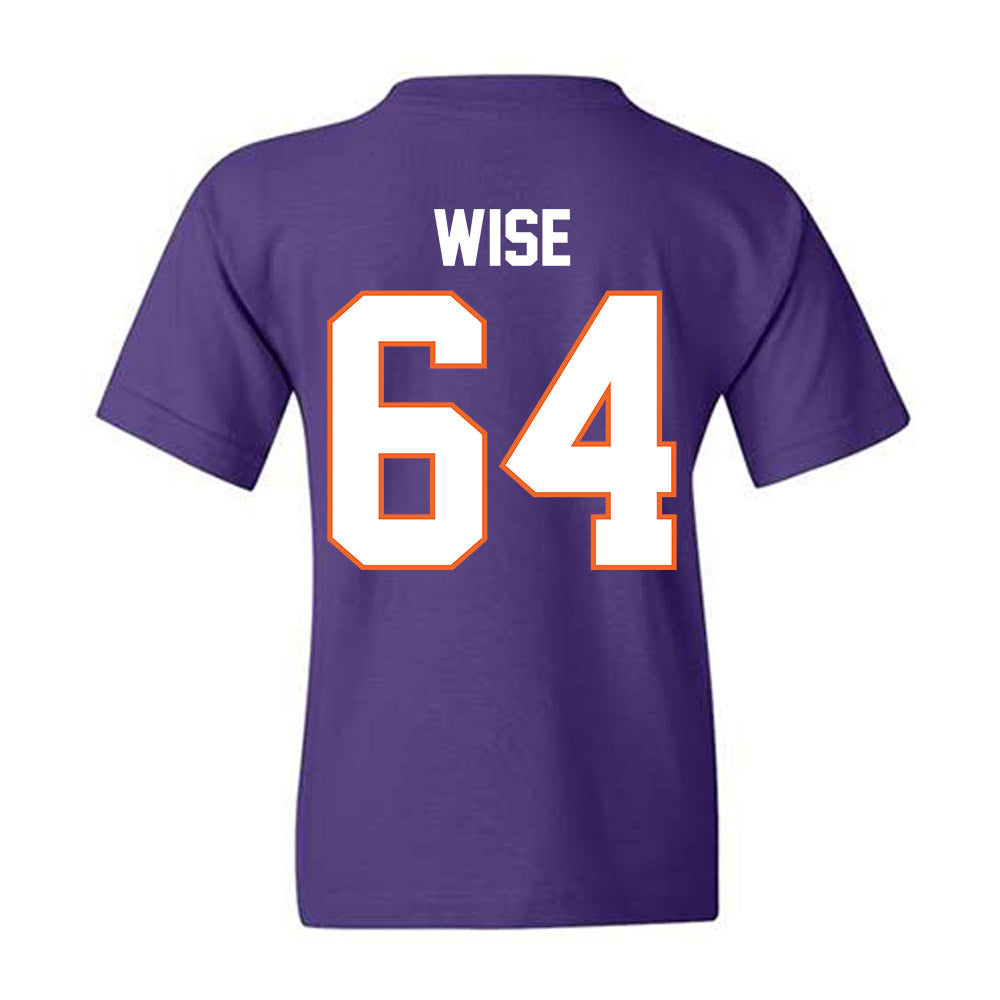 Clemson - NCAA Football : Grant Wise - Classic Shersey Youth T-Shirt-1