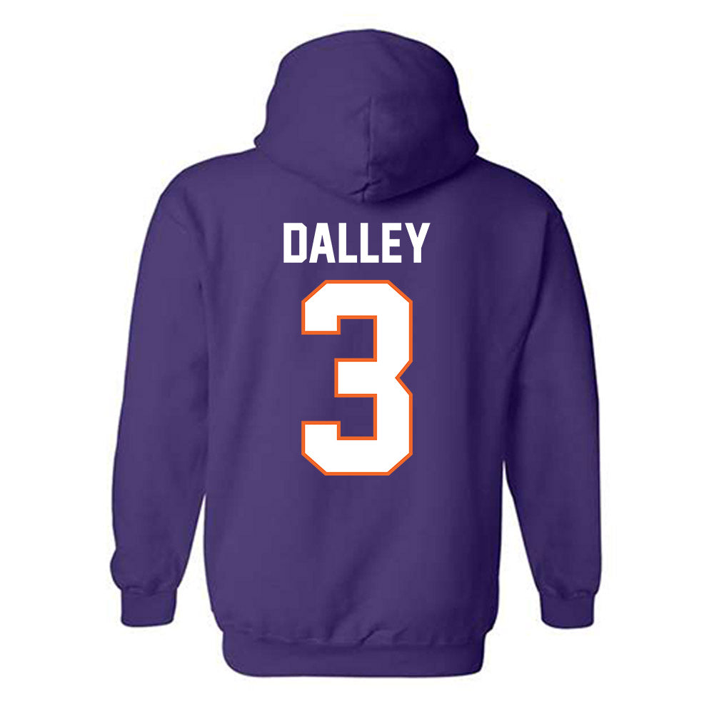 Clemson - NCAA Baseball : Ty Dalley - Classic Shersey Hooded Sweatshirt-1