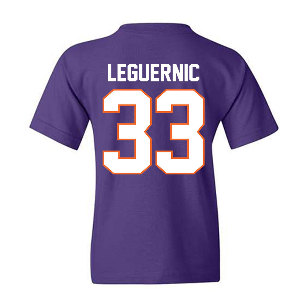 Clemson - NCAA Baseball : Justin LeGuernic - Classic Shersey Youth T-Shirt-1