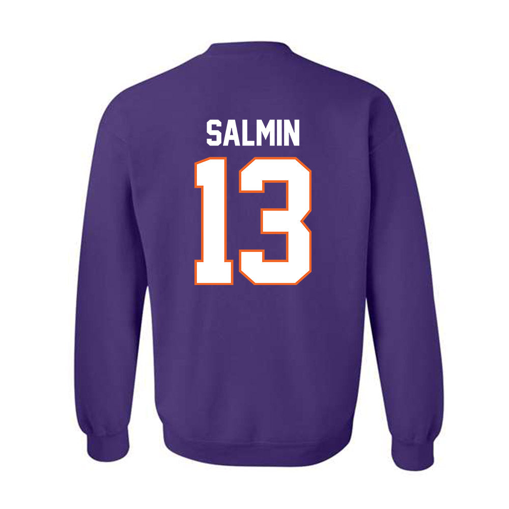 Clemson - NCAA Football : Connor Salmin - Classic Shersey Crewneck Sweatshirt-1