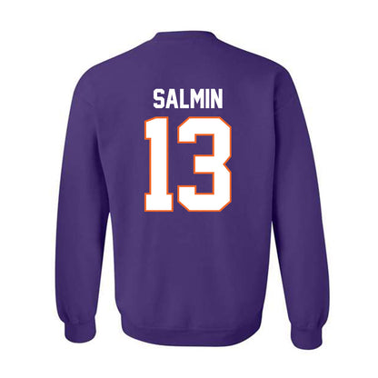 Clemson - NCAA Football : Connor Salmin - Classic Shersey Crewneck Sweatshirt-1