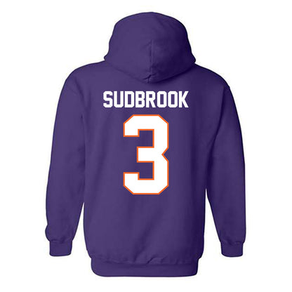 Clemson - NCAA Baseball : Troy Sudbrook - Classic Shersey Hooded Sweatshirt-1