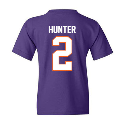 Clemson - NCAA Men's Basketball : Dillon Hunter - Classic Shersey Youth T-Shirt-1