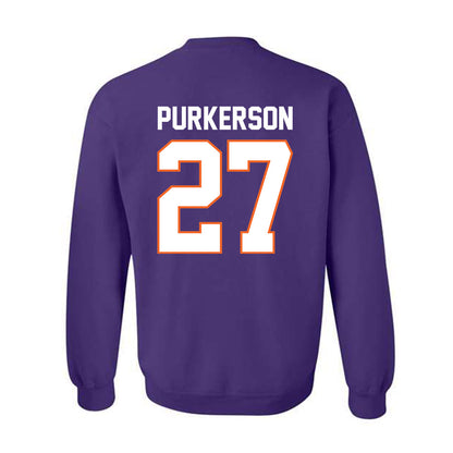 Clemson - NCAA Football : Jack Purkerson - Classic Shersey Crewneck Sweatshirt-1